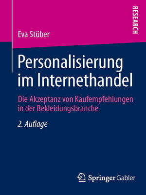 cover image of Personalisierung im Internethandel